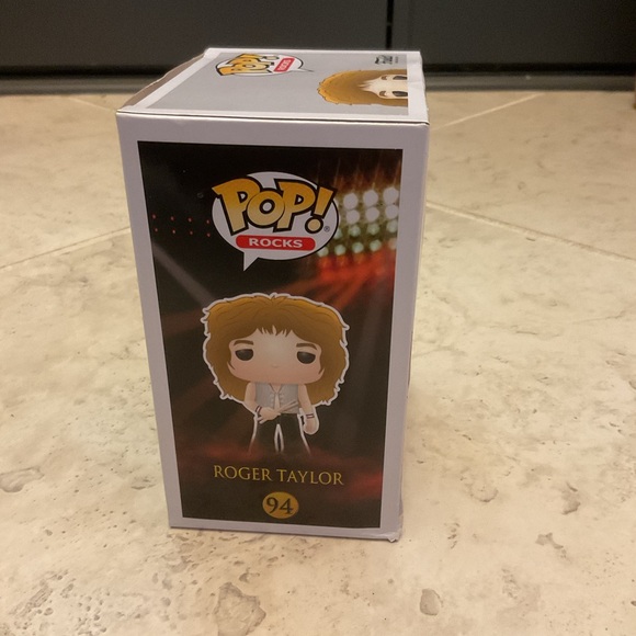 Funko Pop! Roger Taylor #94 Pop Rocks Queen NIB - Picture 2 of 3